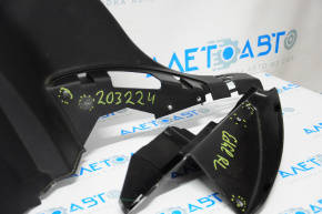 Left arch trim Ford Edge 15-24 black, scratches, broken lining fasteners, broken fastener