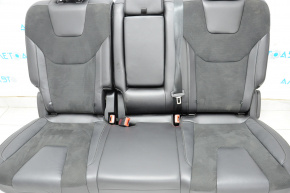 Rear row of seats 2 row Ford Edge 15-24 combo leather black, heated, Titanium