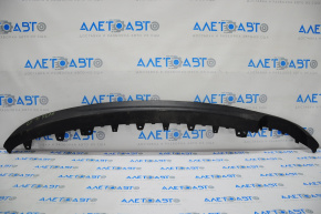 Lower rear bumper trim Hyundai Sonata 15-17 SE for 1 pipe, CAPA