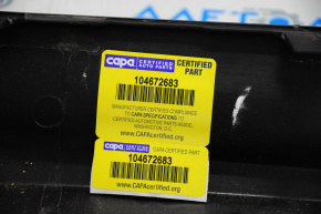 Lower rear bumper trim Hyundai Sonata 15-17 SE for 1 pipe, CAPA