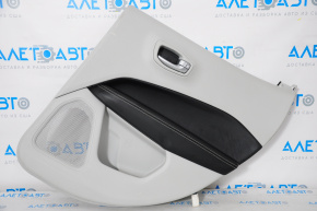 Door trim card rear right Jeep Compass 17-21 gray with black insert, scratch