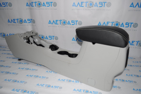 Console center armrest and cup holders Jeep Compass 17-21 gray, armrest black