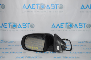 Left side mirror complete Jeep Compass 17-24 3+4 pins, BSM, heated, black
