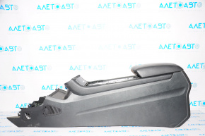 Central console with armrest for Ford Edge 15-19, black, complete