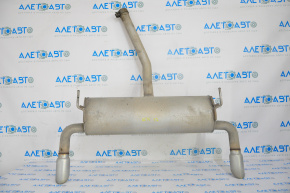 Rear muffler with barrel for Jeep Cherokee KL 14-14 3.2 FWD 2 pipes