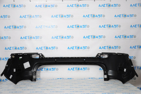 Bare rear bumper upper part Jeep Compass 17-21 for parking sensors, broken fasteners, black