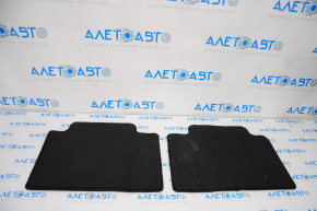 Set of floor mats Nissan Rogue 14-20 cloth black