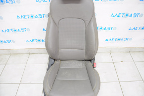 Passenger seat Hyundai Santa FE Sport 13-16 prerest, without airbag, electric not working, gray leather, rusty