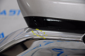 Left side mirror complete Lincoln MKZ 13-16 14 pins, BSM, auto-dimming turn signal silver cracks