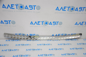 Rear bumper trim Nissan Rogue 14-17 chrome, swollen chrome
