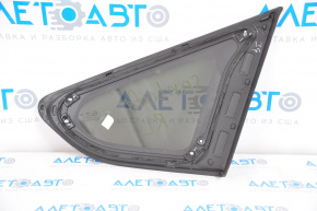 Rear left solid glass vent Hyundai Santa FE Sport 13-18 chrome