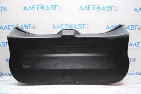Lower tailgate trim Nissan Rogue 14-20 black, scratches rubbed off