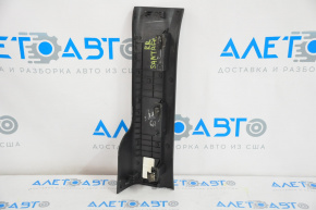 Rear right door sill plate for Hyundai Santa FE Sport 13-18 black