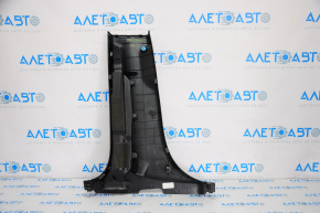 Center pillar trim lower right Hyundai Santa FE Sport 13-18 black scratches