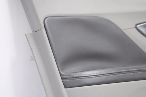 Door trim card front left Buick Encore 13-16 gray, swollen leather
