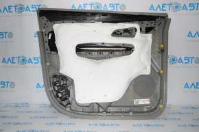 Door trim card front right Buick Encore 13-16 gray, scratches, swollen leather