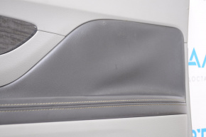 Door trim card front right Buick Encore 13-16 gray, scratches, swollen leather