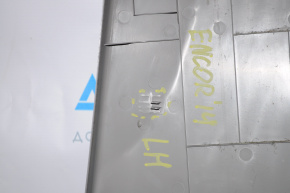 Center pillar trim lower left Buick Encore 13-16 gray, broken mount