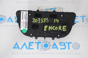 Climate control Buick Encore 13-16 auto without heated seats, worn buttons
