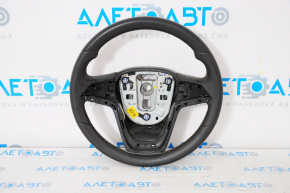 Naked steering wheel Buick Encore 13-16 leather black, no buttons