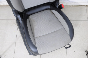 Passenger seat Buick Encore 13-16 without airbag, manual, cloth gray with leather insert