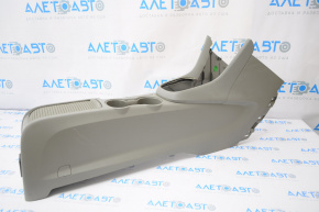 Console center armrest and cup holders Buick Encore 13-16 gray, scratches