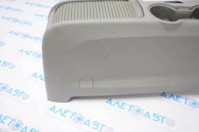 Console center armrest and cup holders Buick Encore 13-16 gray, scratches