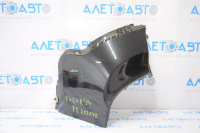 Rear bumper bare right Buick Encore 13-16 crack, graphite