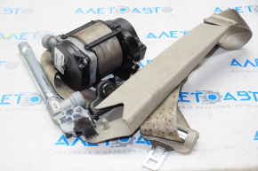 Passenger Seat Belt w/ Tensioner Ford Escape MK3 13-17 Grey Water Damage