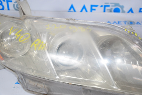 Headlight front right Toyota Camry v40 07-09 bare, halogen, for polishing