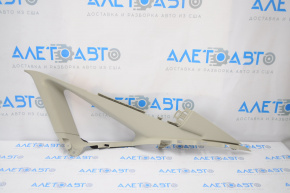 Rear pillar trim window right Ford Fiesta 11-19 gray, plastic turned white