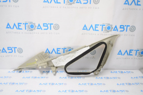 Rear pillar trim window right Ford Fiesta 11-19 gray, plastic turned white