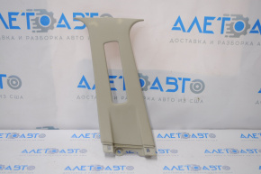 Upper center pillar trim belt left Ford Fiesta 11-19 gray, plastic turned white