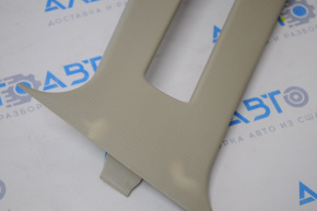 Upper center pillar trim belt left Ford Fiesta 11-19 gray, plastic turned white