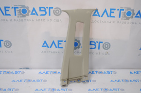 Center pillar trim upper belt right Ford Fiesta 11-19 gray, plastic turned white