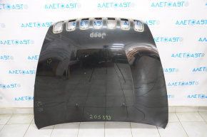 Naked hood Jeep Cherokee KL 14-18 pre-rest aluminum black PXR, butt