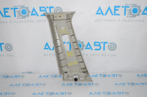 Upper center pillar trim belt right Nissan Maxima A36 16-23 scratches, cracks crepe, gray