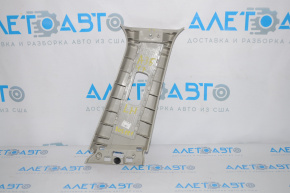 Center pillar trim upper belt left Nissan Maxima A36 16-23 crack, gray
