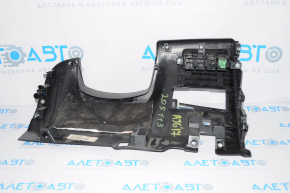 Driver's knee pad Nissan Maxima A36 16-18 black, missing cover, crack, broken fasteners