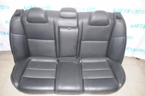 Rear row of seats 2nd row Nissan Maxima A36 16-18 leather black, dented and torn leather