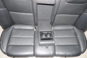 Rear row of seats 2nd row Nissan Maxima A36 16-18 leather black, dented and torn leather