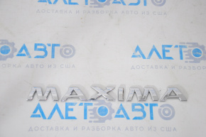 Emblem inscription MAXIMA trunk lid Nissan Maxima A36 16-23
