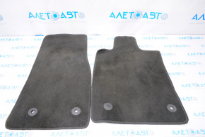 Set of floor mats Cadillac ATS 13-19 cloth black