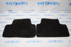 Set of floor mats Cadillac ATS 13-19 cloth black