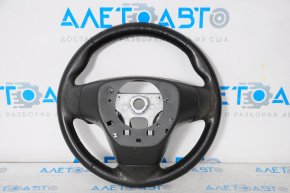 Naked steering wheel Cadillac ATS 13 - black leather, no buttons, cracks in leather