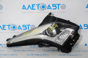 Headlight front right bare Cadillac ATS 13-19 halogen spider web