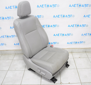 Passenger seat Toyota Highlander 14-16 with airbag, electric, heated, leather gray