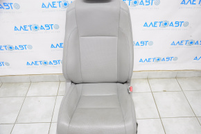 Passenger seat Toyota Highlander 14-16 with airbag, electric, heated, leather gray