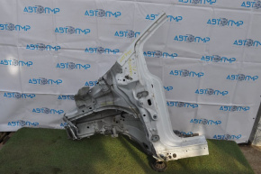 Front left quarter Ford Transit Connect MK2 13-18 white, bent side member, dents