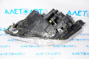 Tesla Model S 12-15 Pre-Resident 12-15 Right Front Headlight, Bare, Broken Housing and Glass, for Spare Parts